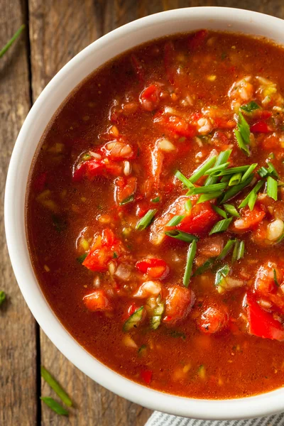 Sup Gazpacho Spicy Homemade — Stok Foto