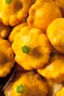 Ham organik sarı Pattypan Squash