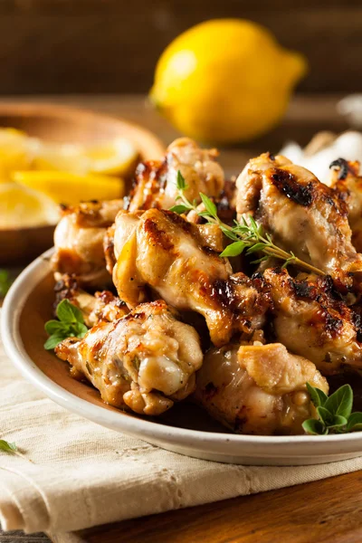 Izgara limon sarımsak tavuk kanadı