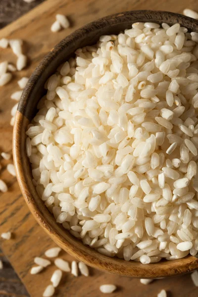 Arroz Arborio orgânico cru — Fotografia de Stock