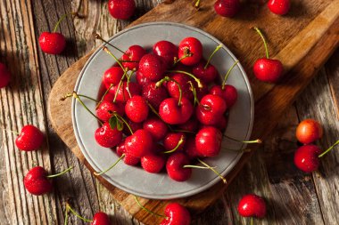 Ham organik çilek kiraz