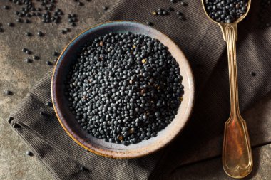 Ham organik siyah mercimek