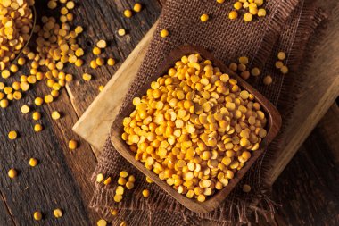 Ham organik sarı bezelye