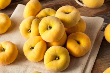 Ham organik sarı pasta şeftali