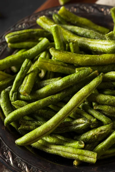 Healthy Nutritious Dehydrated Green Bean Chips — Stock Photo, Image