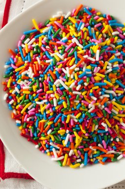 Parlak renkli gökkuşağı Sprinkles