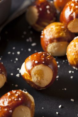 Ev yapımı tuzlu kraker ısırıkları