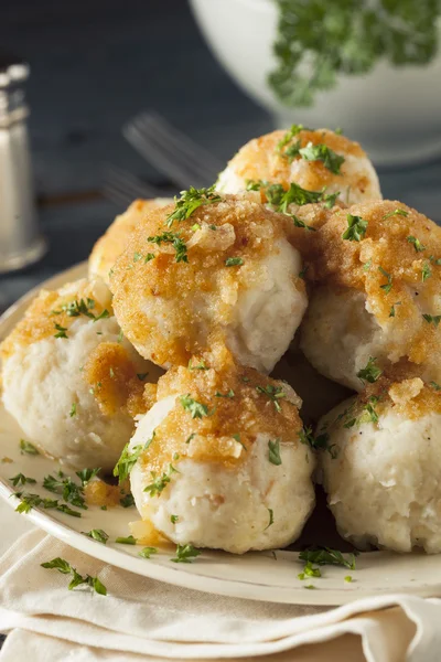 Hemmagjorda tyska potatisdumplings — Stockfoto