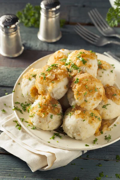 Homemade German Potato Dumplings — Stock Photo, Image