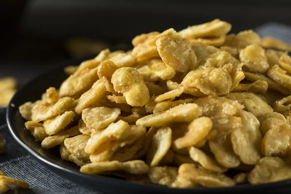 Salted and Roasted Dry Fava Beans — Stock Photo, Image