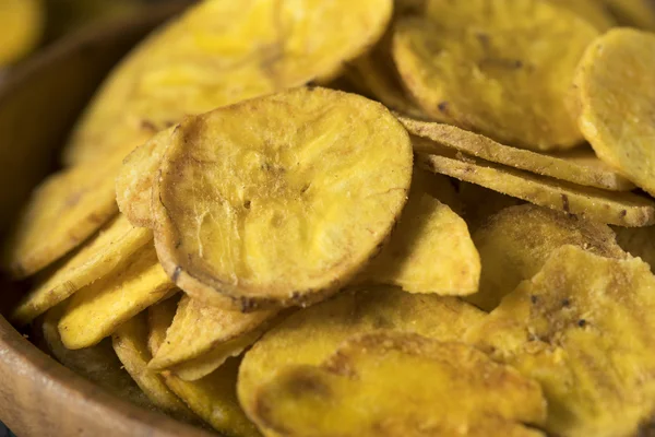 Fichas de plátano caseras saludables —  Fotos de Stock