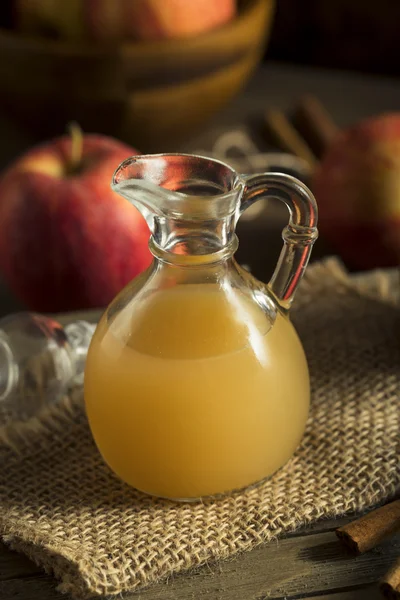 Raw Organic Apple Cider Vinegar — Stock Photo, Image
