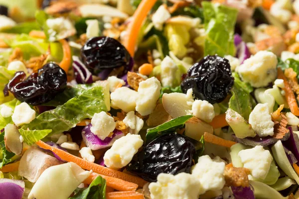 Ensalada Asiática Orgánica Saludable Con Queso Nueces —  Fotos de Stock