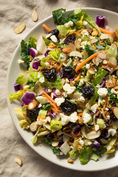 Ensalada Asiática Orgánica Saludable Con Queso Nueces —  Fotos de Stock