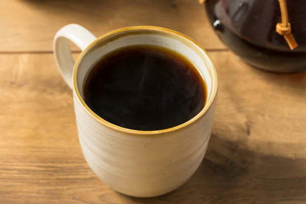 Domowej Roboty Nalać Kawę Gotowy Picia — Zdjęcie stockowe