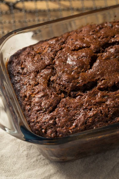 Homemade Chocolate Zucchini Bread Ready Eat — Stock Photo, Image