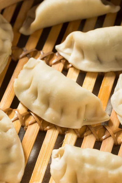 Dumplings Porc Cuits Vapeur Faits Maison Prêts Manger — Photo