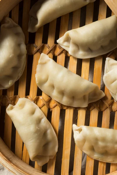 Bolinhos Porco Cozidos Vapor Caseiros Prontos Para Comer — Fotografia de Stock