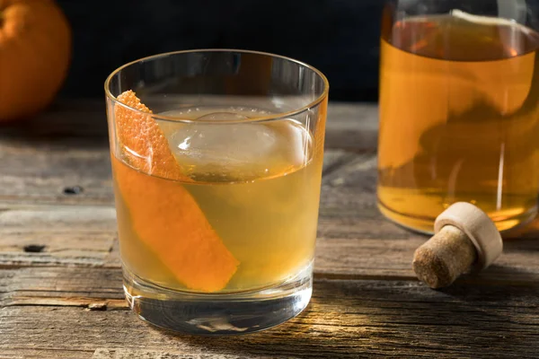Gorzka Partia Old Fashioned Cocktail Bourbon Bitters — Zdjęcie stockowe