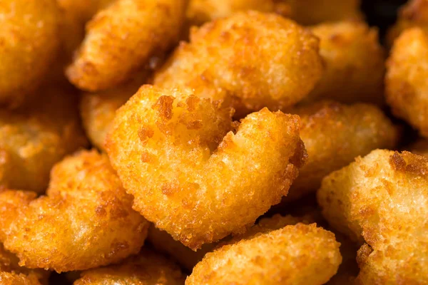 Ev yapımı Kızarmış Patlamış Mısır Karidesi Yemeye Hazır