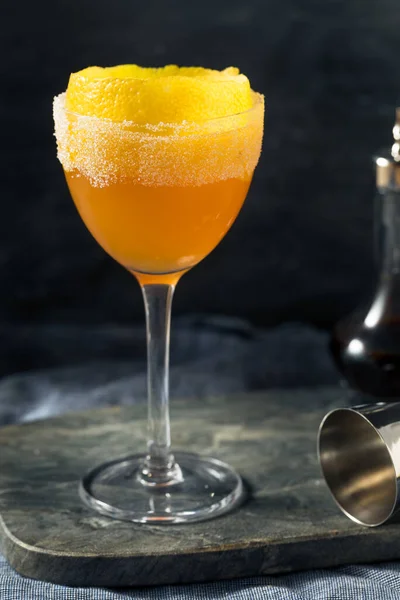 Drank Brandy Crusta Cocktail Met Suiker Citroen — Stockfoto