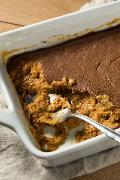 Ev yapımı mısır unu Hint Ekmeği Dondurmalı Puding