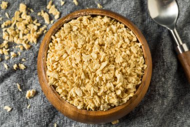 Çiğ Organik desenli Sebze Protein TVP bir kasede