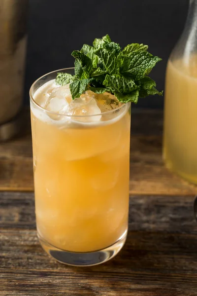 Boozy Refreshing Tiki Fog Cutter Cocktail Rum Sherry Orgeat — 스톡 사진