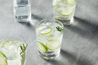 Salatalıklı Biberiye Cin ve Toniği Tazeleyici