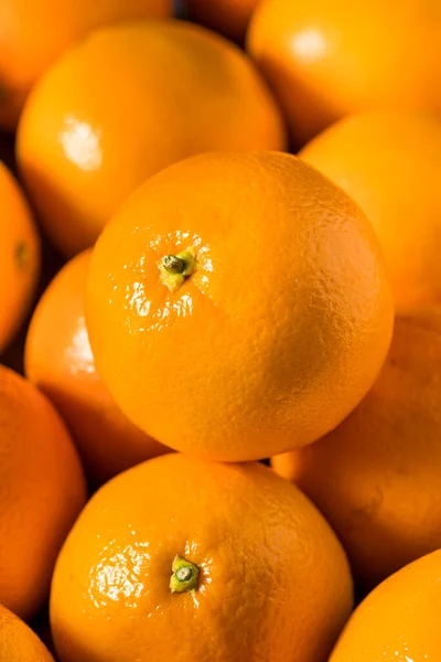 Nyers Bio Friss Narancs Fogyasztásra Kész — Stock Fotó