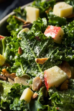 Peynirli ve fındıklı ev yapımı Kale Elma Salatası