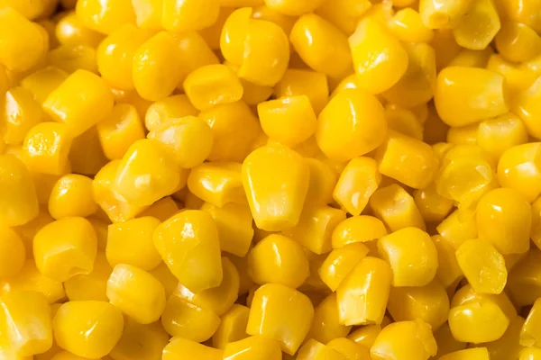 Homemade Organic Steamed Yellow Sweet Corn Bowl — Stock Photo, Image
