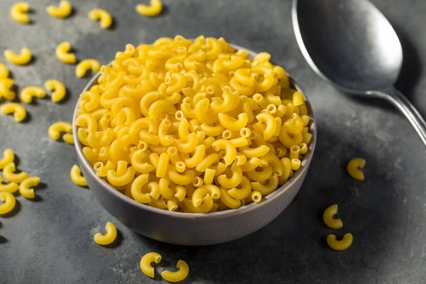 Dry Organic Elbow Macaroni Pasta Ready Cook — Stock Photo, Image