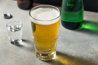 Boozy Refreshing Soju Bomb Cocktail with Beer