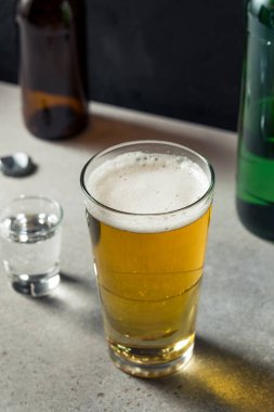 Boozy Refreshing Soju Bomb Cocktail with Beer