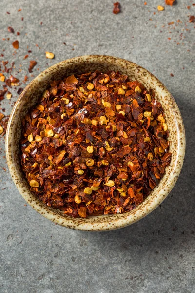Organic Raw Red Pepper Flakes Bowl — Photo