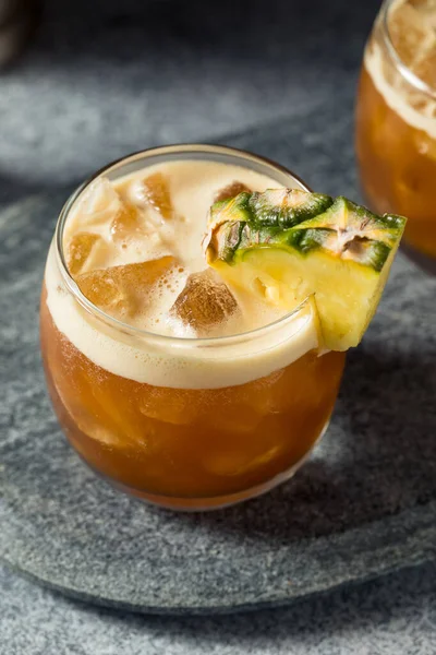 Drank Verfrissend California Surfer Rum Cocktail Met Ananas — Stockfoto