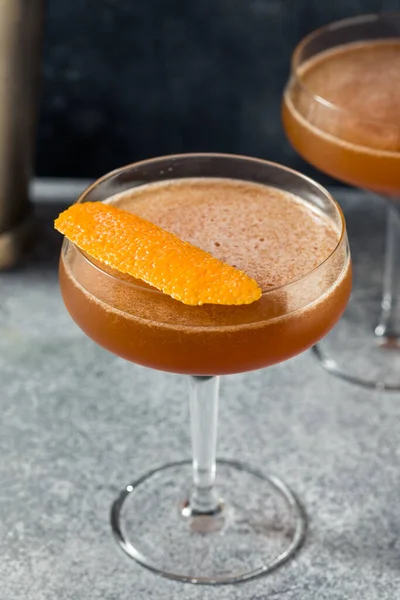 Drank Verfrissend Bloed Zand Cocktail Met Oranje Scotch — Stockfoto