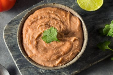 Ev Yapımı Organik Rafineri Pinto Fasulyesi Yemeye Hazır