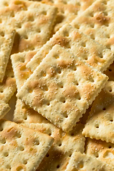 Gesunde Hausgemachte Soda Cracker Aus Salzsäure — Stockfoto