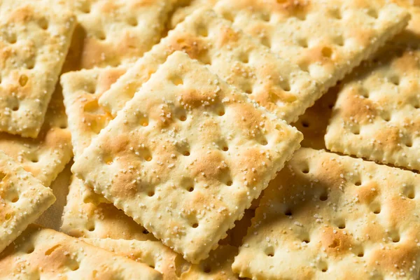 Crackers Salés Maison Sains Prêts Manger — Photo