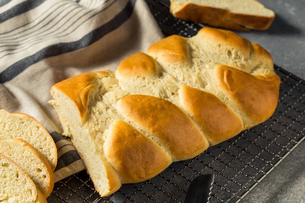 Hemlagat Schweiziskt Bröd Från Zopf Redo Att Äta — Stockfoto