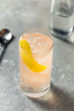 Soğuk Cin Yabanmersini Vasektomisi Soda Suyu ile Kokteyl