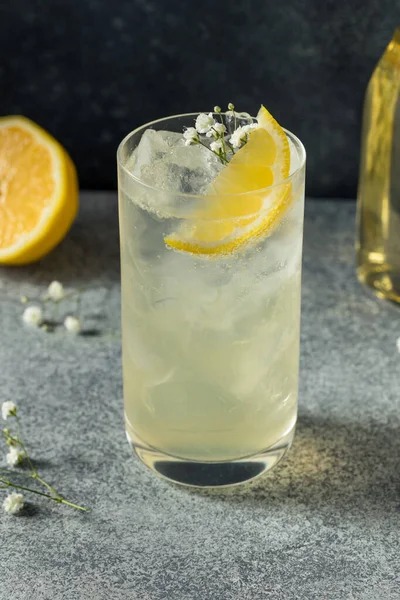 Холодний Свіжий Напій Лимоном Содою — стокове фото
