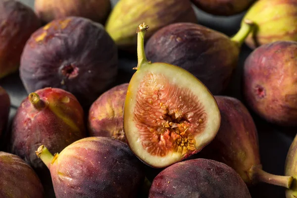 Raw Organic Brown Figs Ready Eat — Stock Photo, Image