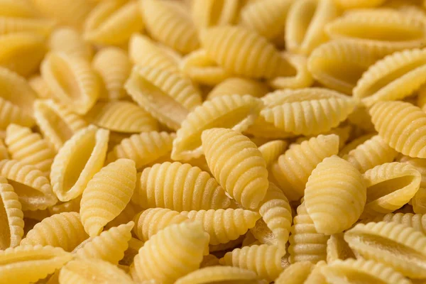 Massa Cavatelli Orgânica Seca Caseira Uma Tigela — Fotografia de Stock