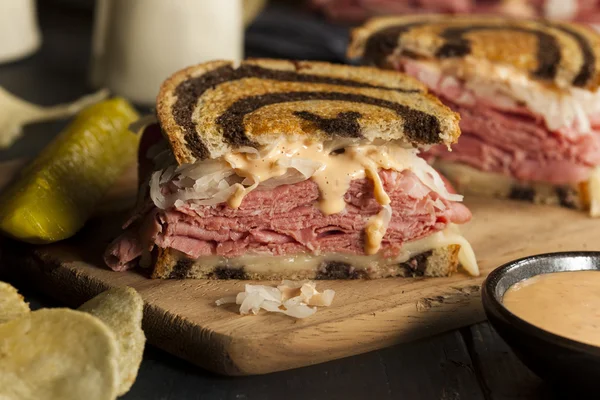 Sandwich Reuben fatto in casa — Foto Stock