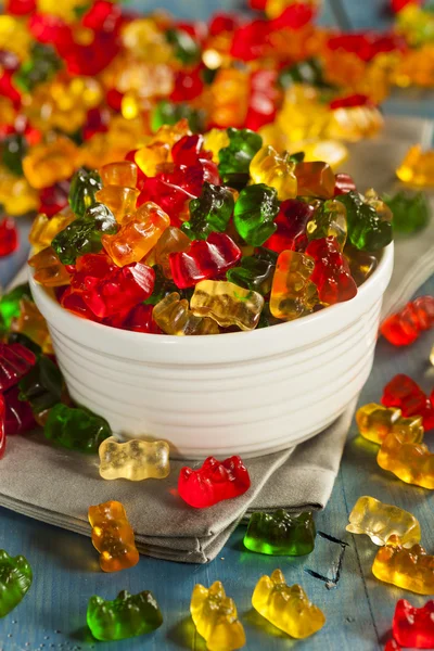 Colorful Fruity Gummy Bears — Stock Photo, Image