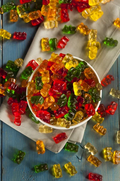 Bunte fruchtige Gummibärchen — Stockfoto