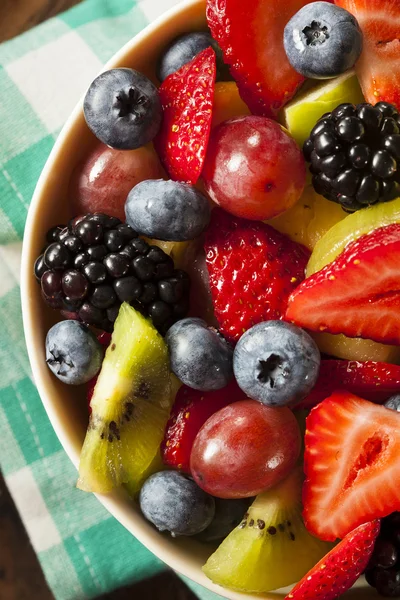 Ensalada de frutas ecológicas saludables — Foto de Stock